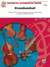 Krambambuli Orchestra sheet music cover